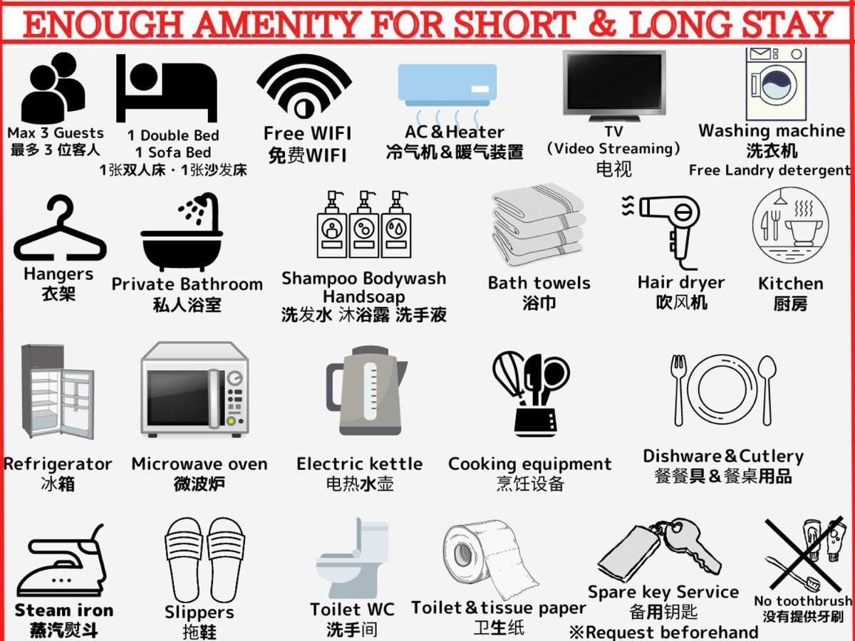 Best Located Shinjuku Central Full-Furnished Apartment 3Minwalk To Station2 Präfektur Tokio Exterior foto